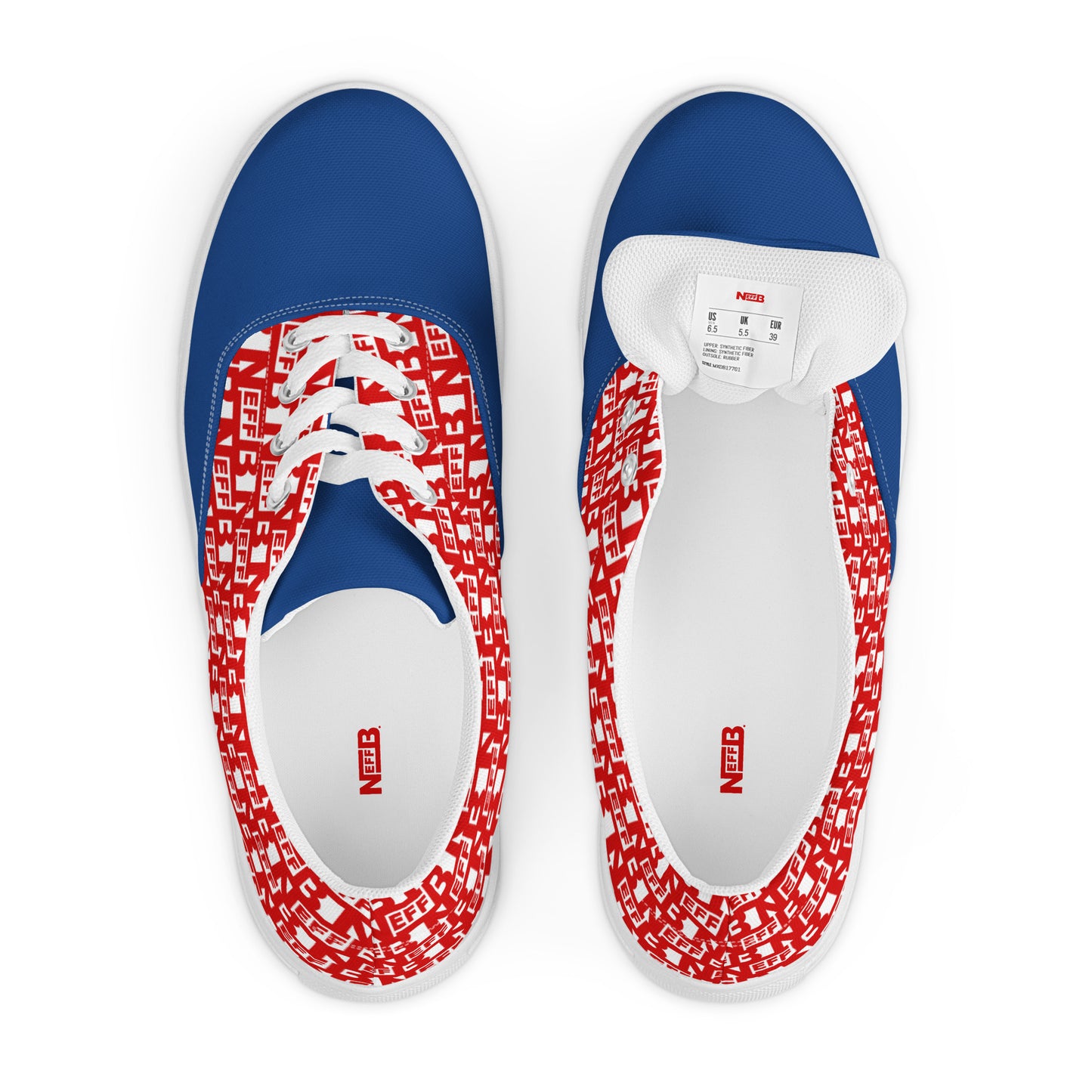 Men’s lace-up canvas shoes