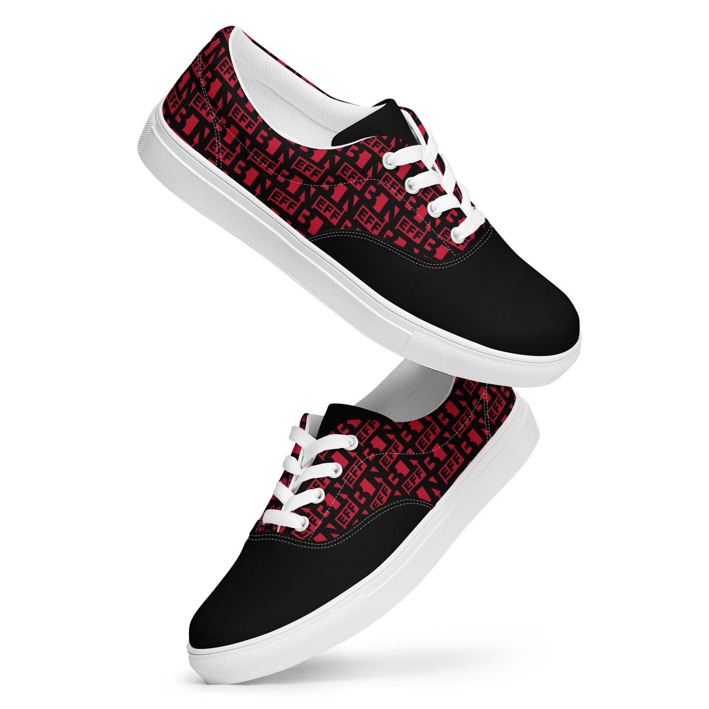 Men’s lace-up canvas shoes