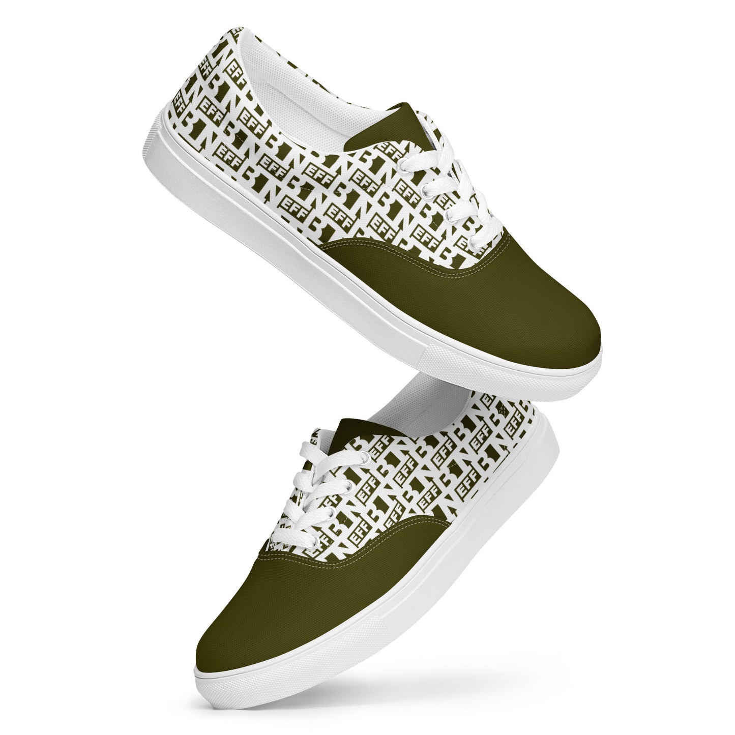 Men’s lace-up canvas shoes