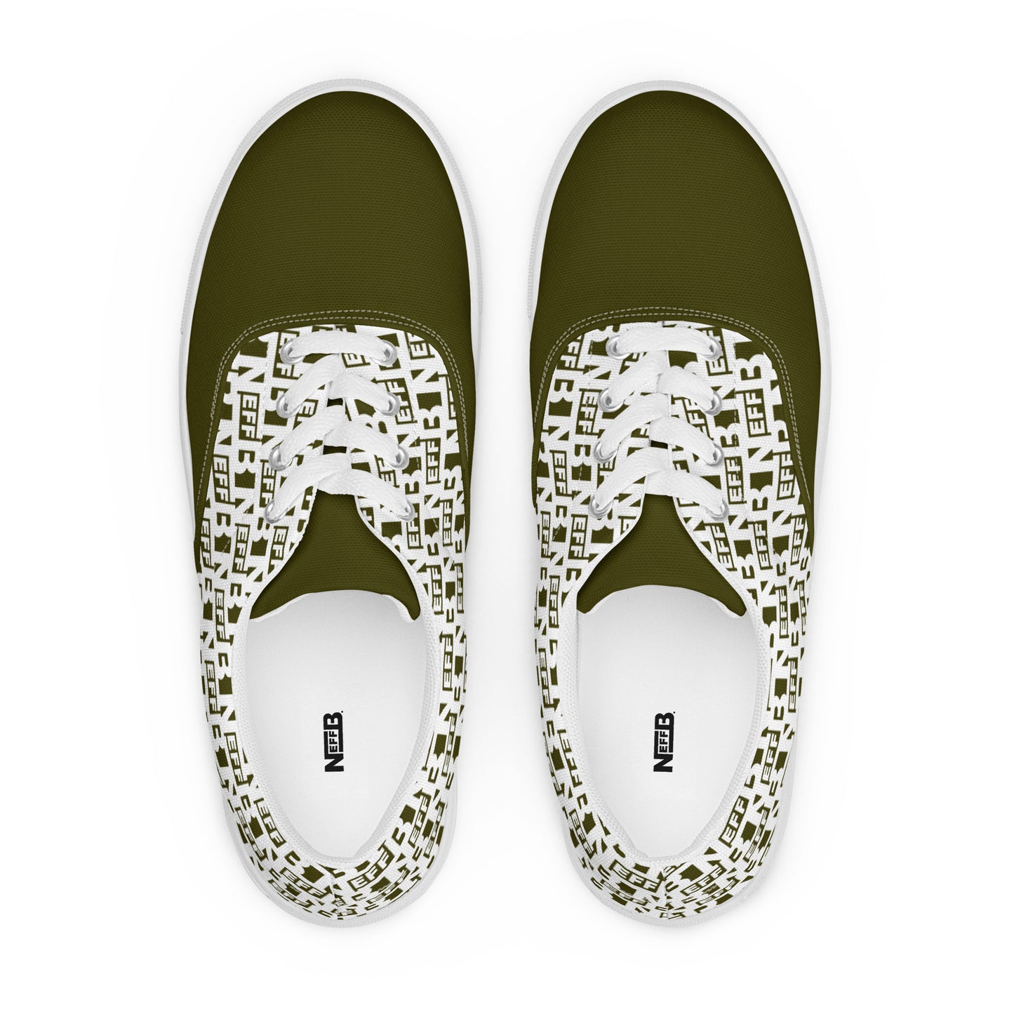 Men’s lace-up canvas shoes