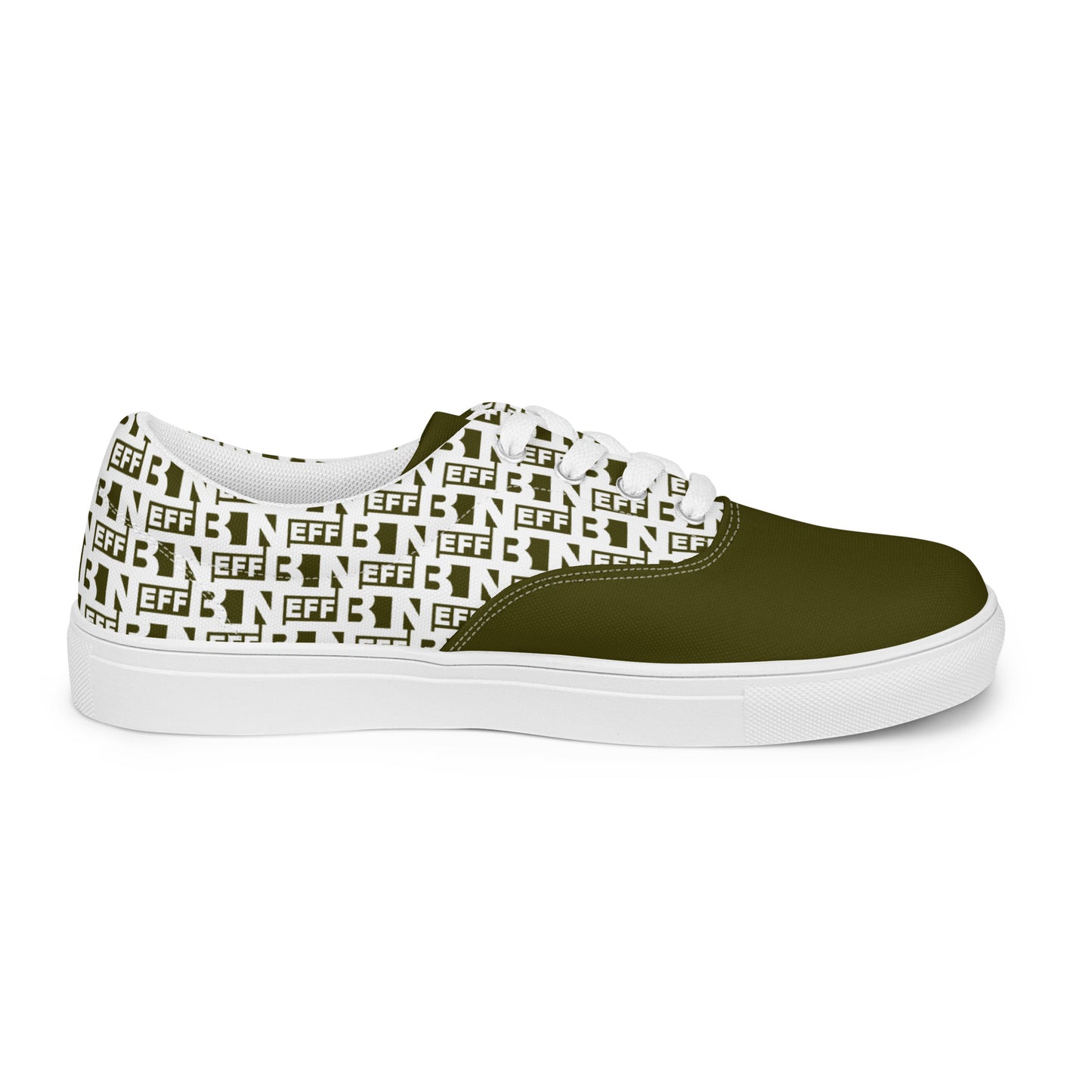 Men’s lace-up canvas shoes