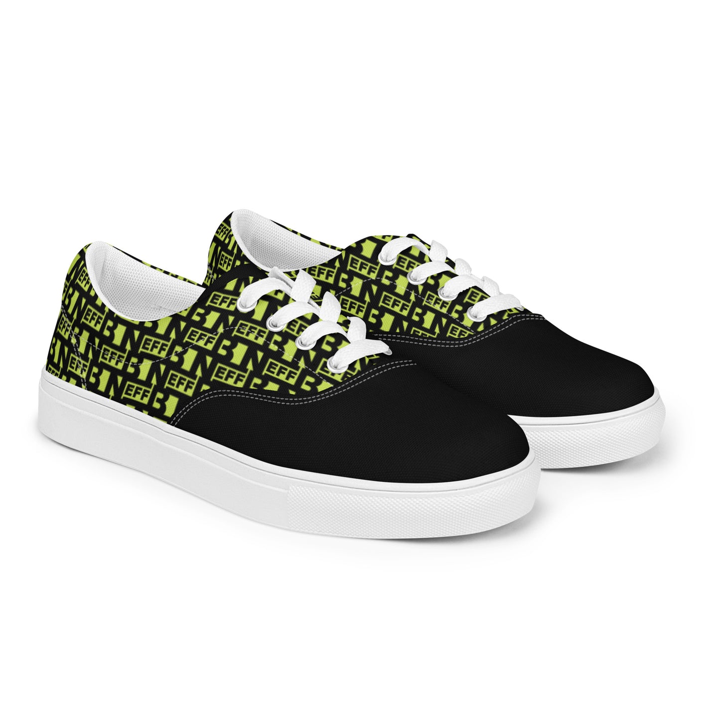 Men’s lace-up canvas shoes