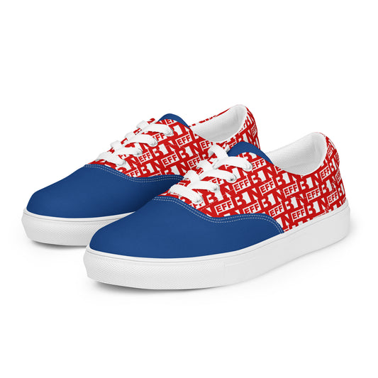 Men’s lace-up canvas shoes