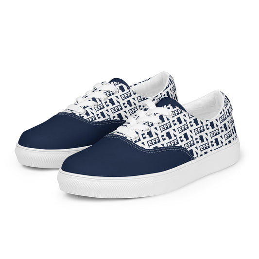 Men’s lace-up canvas shoes