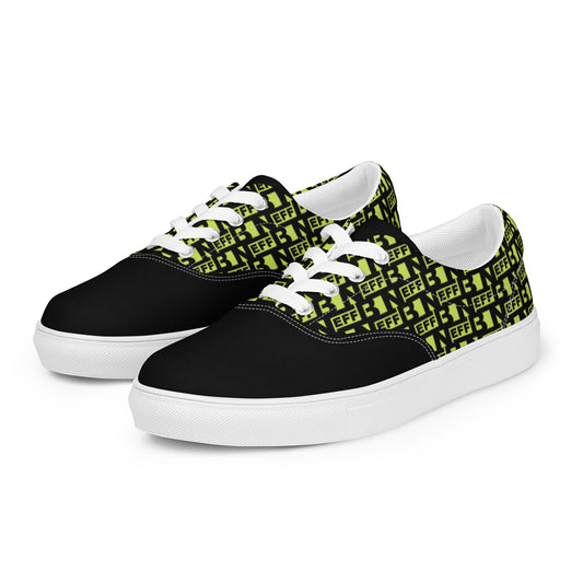 Men’s lace-up canvas shoes