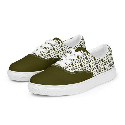 Men’s lace-up canvas shoes