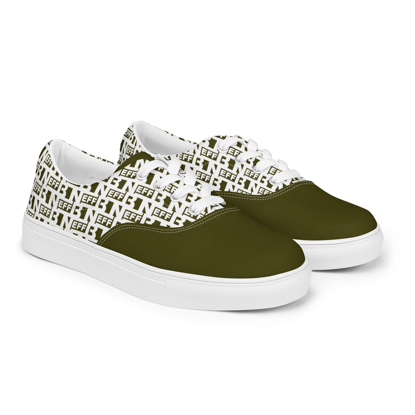 Men’s lace-up canvas shoes